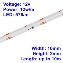12v dream color COB strip multicolor with 3-key or 14-key controller 576 LED/m