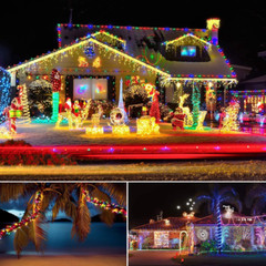 Solar Rope Lights Outdoor Tube Fairy String Lights Waterproof Garden Patio Decor