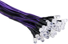 Energy-Saving 30pcs UV LED Lights with 20000 Hours Lifespan – 12V Pre-Wired