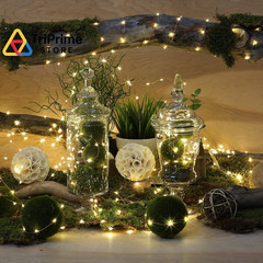 Lighting EVER Plug in Fairy Lights with Switch 66 ft, Warm White 2700-3000K