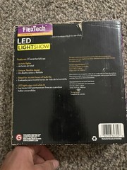 LightShow FlexTech LED Rope Lights 16.5 ft Indoor Clear Wall Plug-In