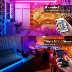 TJOY 200ft Smart Led Strip Lights for Bedroom, Alexa Light 200ft, Multicolor