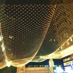 800 LED Fairy String Lights Home Net Curtain Mesh Christmas Party Wedding Decor