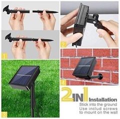 Upgraded Solar LED Strip Flexible Lights 8 Lights Mode Waterproof Outdoor Decor