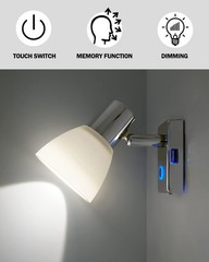 LENKRAD 2 Pack RV Reading Light with USB Port(5V/2A), Interior RV Lights Fros…