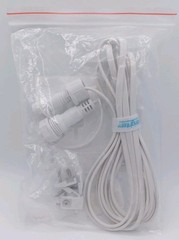 4x Eternity Light Extension White Cord, 10ft, Not for Standalone Use Enbrighten