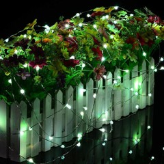LED String Fairy Lights Copper Wire Battery Powered Waterproof 20 / 50 / 100 LED