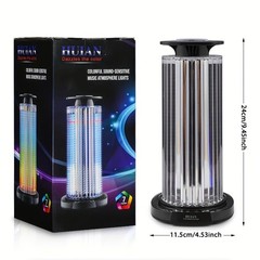 RGB Sound Activated Music Light 4D Panoramic Atmosphere LED Color Changing Room