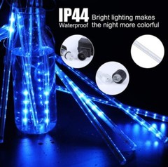 192 LED 8 Tubes Lights Meteor Shower Rain Tree String Light Garden Party Outdoor