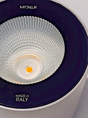 LED ceiling spotlights iris 2.0 3000K° grey 100×110