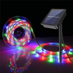 300 LED Solar Strip Light Flexible Lamp Outdoor Garden Decor Lights 8 Modes