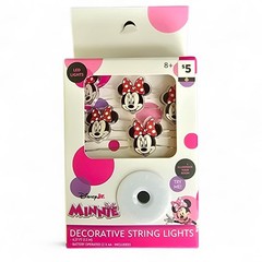 Disney Minnie Mouse Fairy String Lights LED Battery Operated 4.27 ft NIB