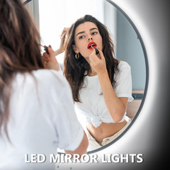 White LED Strip Lights, 20Ft Dimmable Super Bright 24V Led Tape Light 6500K 360