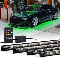 Luces Led De Colores Para Autos Iluminación Multicolor Debajo De La Carrocería