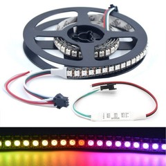 WESIRI WS2812B LED 3.2ft 144LEDs Non-waterproof IP30, RGB (Red, Green, Blue)