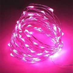 2-10m 20/50/100 LED Battery Micro Rice Wire Copper Fairy String Lights Party