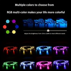 100Ft LED Strip Lights, Smart Light with App Remote Control, RGB LED Lights for