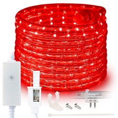1/2″ Thick LED Rope Light 8 Mode Connectable Waterproof Ourdoor 10′-150’ft ETL