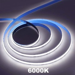 12V COB LED Strip 3/5/8mm Tape Lights Bedroom Kitchen Under Cabinet Home Decor