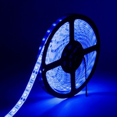 16.4ft 5050 Blue LED Strip Light DC12V 300 LED Waterproof Tape Light Flexible 5M