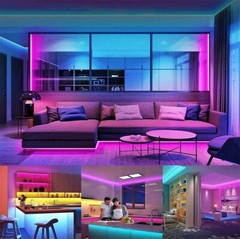 IP68 Waterproof Addressable Dream Color COB Strip Light Outdoor Pool Strip Light