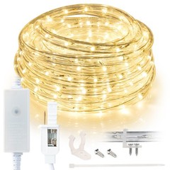 1/2″ Thick LED Rope Light 8 Mode Connectable Waterproof Ourdoor 10′-150’ft ETL