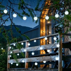 Solar Powered String Lights Waterproof, 39FT 60 LED Outdoor Solar String Ligh…