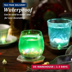 50PCs Mini Led Lights with Hook, Waterproof Round Tiny Led Light for Party Decor