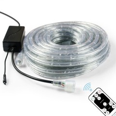 20-50′ Outdoor/Indoor LED Rope Light 4-Lighting Mode Lights Flexible with Remote