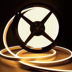 Flexible LED Neon Rope Lights, 12V Warm White 16.4ft for Bedroom Decoration