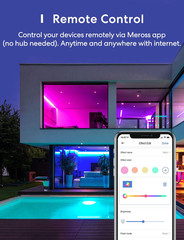 Smart LED Strip Lights, 16.4Ft Wifi Strip Work with Apple Homekit, Alexa, Google