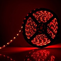 5M RGB LED Strip Light Waterproof Black PCB 5050 SMD Tape Rope String Light 12V