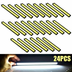 White 12V LED Strip DRL Daytime Running Lights Fog COB Car Lamp Waterproof LM2