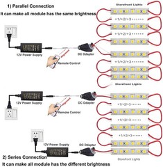 Red 10ft-200ft 5050 5054 SMD LED Module Light Storefront Window Letter Sign Lamp
