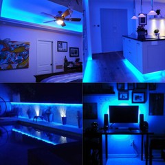 100-300Ft LED Rope Strip Light Waterproof Multi-color 4Mode Home Landscape Light