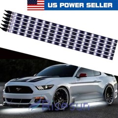 6 PCS 12V 12″ 1FT 15SMD Flexible LED Strip Light Waterproof For Car Truck Boat