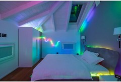 Twinkly Flex White Wire Light Tube, Multicolor, RGB LED, 6.5ft (Pack of 4)