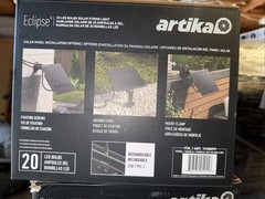 Artika Eclipse- 20 LED Solar String Lights, Remote Control, Dusk to Dawn