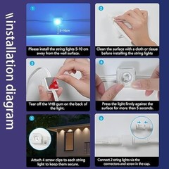 Permanent Outdoor Lights for House, 300ft Smart RGB LED Lights Outside with 1…