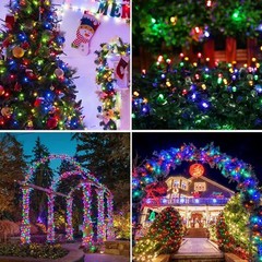Multicolor 500LED Christmas String Lights 164ft Christmas Lights Waterproof