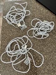 3 X 16 Foot Mesh Rope LED Indoor White Fairy Lights Dorm Kids Room Decor Work
