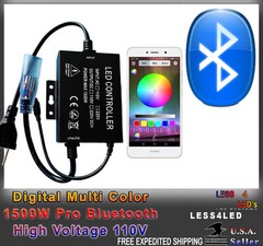110V – 120V High Voltage WIFI, Bluetooth Pro Controller, for RGB & Neon Rope RGB