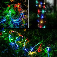 33ft 100 LED Strip Rope Light Tube String Outdoor Garden Party Decoration Lights