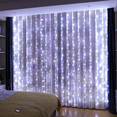 3/4/6M Curtain LED String Lights Garland USB Festoon Remote Control Fairy Garlan
