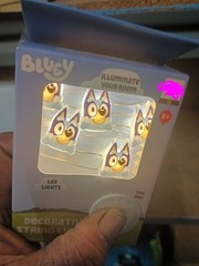 3 Pack, Bluey LED String Lights, 10 Each Covers 36 Inches, 786