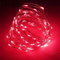 2-10m 20/50/100 LED Battery Micro Rice Wire Copper Fairy String Lights Party