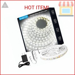 DAYBETTER White LED Strip Light, 20 ft Dimmable Bright Rope Lighting, 6500K 24V