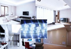 5M 3528 LED Strip Light 300 LEDs Super Bright 7000K Cool White Waterproof IP65