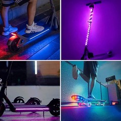 RUISHINE Battery Operated LED Strip Lights Rechargeable 20ft, color changing