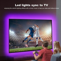 20ft Smart LED Strip Lights for Gaming & TV with App Control and Timer Functions
